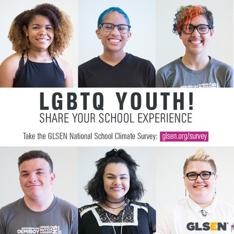 LGBTQ youth, share your story with @GLSEN before #PrideMonth ends ❤️????️‍???? https://t.co/TLElveNiBa - Team Sia https://t.co/tI4IKP4RlC