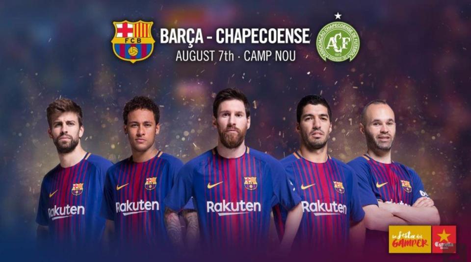 RT @TheSunFootball: Barcelona announce pre-season friendly against Chapecoense https://t.co/y1Lrm5kSko https://t.co/3bXXMjd5eN
