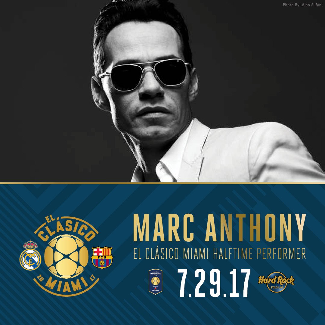 We’re less than a month away from my first halftime show for #ElClásico! You don’t want to miss this! https://t.co/BHL3ECZhMU