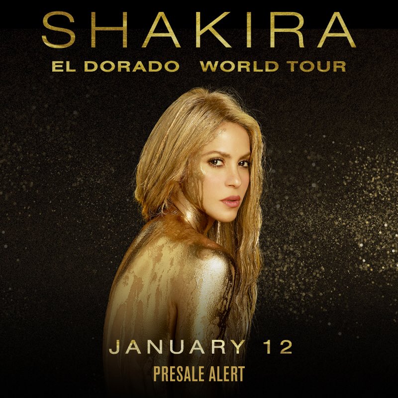RT @AAarena: It's time! ⏰ 

Tickets to see @shakira live are on sale now ➡️ https://t.co/sldkklRnK3 https://t.co/D5EIz1p6Ha