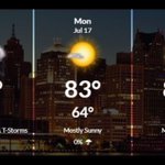 Midday and afternoon showers and storms, still warm