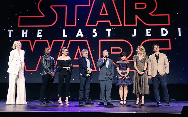 Such an incredible day yesterday!!! I absolutely cannot wait for #StarWarsTheLastJedi ???? https://t.co/M53KXAQvsZ