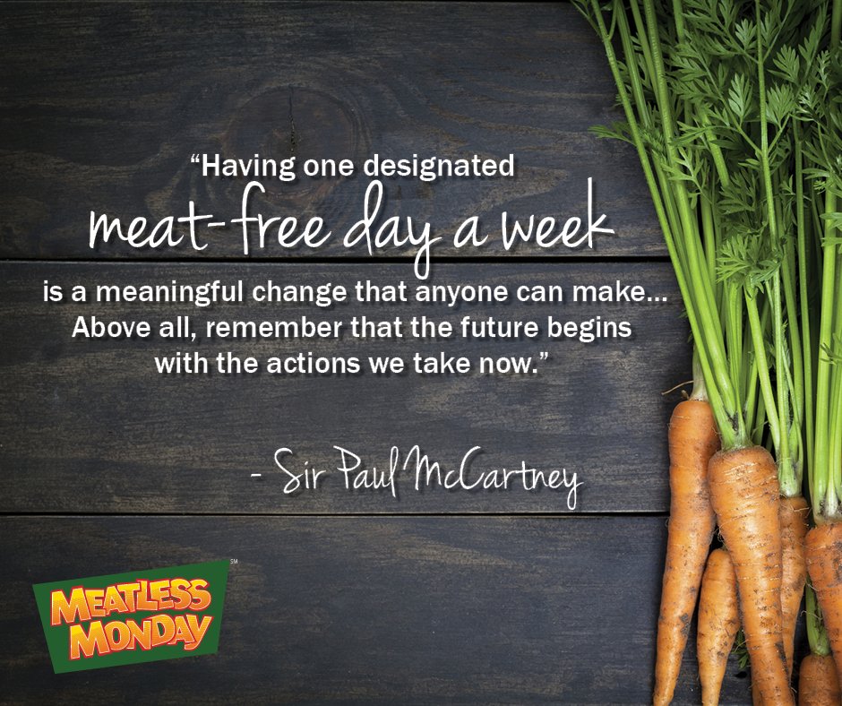 #MeatlessMonday