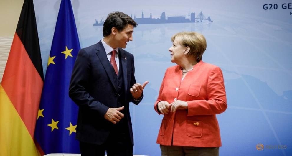 Trudeau - G20 will tell Trump he should take lead on climate change