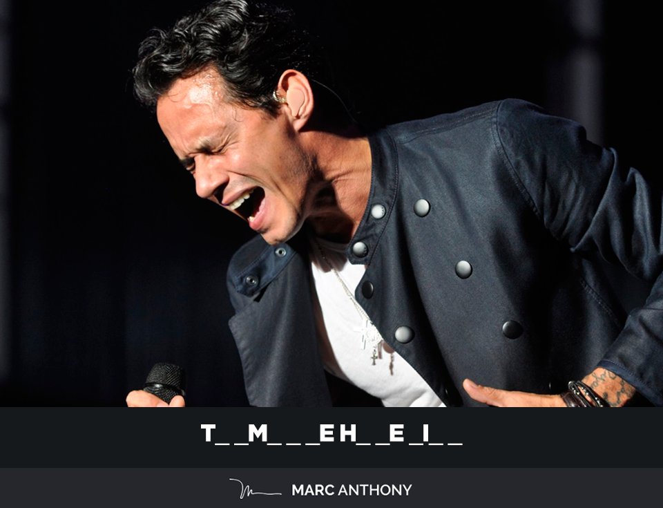 Marc Anthony (MarcAnthony) .