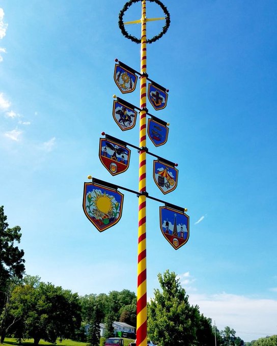 #Flagpole @Oldenburg,IN #Maypole new 50' #AmericanFlagpole featured #Freudenfest July / face lift. Join in the fes… https://t.co/YHbY3gZHGj https://t.co/g7aWk8vyO9