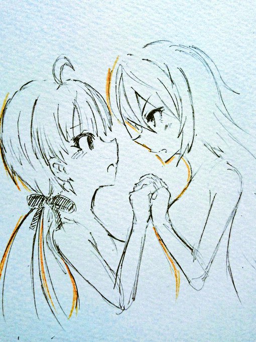 サドネちゃんとミサキちゃんの組み合わせに期待して衝動描き #バトガ サドネちゃんとミサキちゃんの組み合わせに期待して衝動描き #バトガ