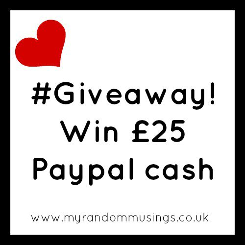 #Giveaway Win £25 Paypal Cash! #Giveaway Win £25 Paypal Cash!