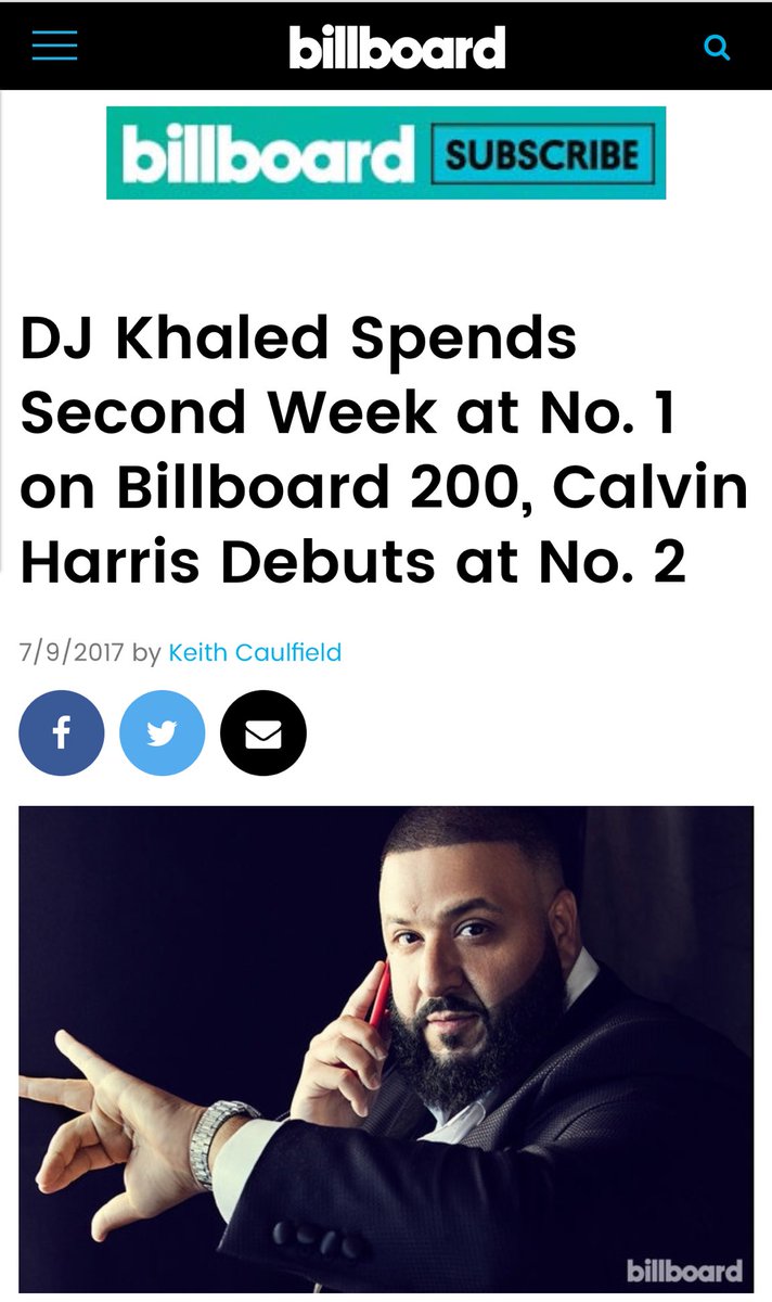 Ayo @djkhaled I see you crushing the charts my brother!!!! Another one!!! ????#GRATEFUL https://t.co/FKCy93ULCE