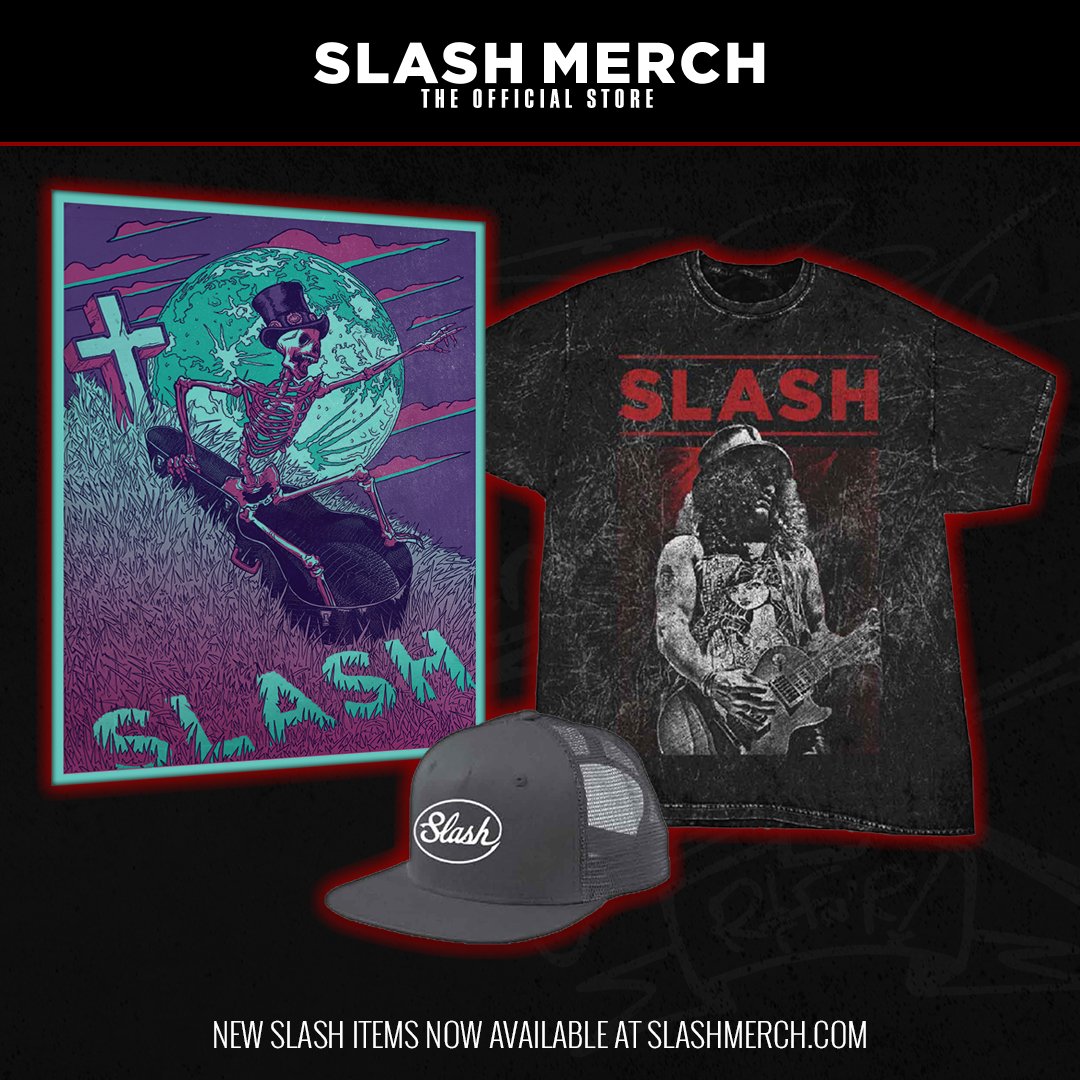 New Slash merch store featuring new designs and items. Get yours now! https://t.co/DsHttUlO7A #slashnews https://t.co/QaEuFDLuXP