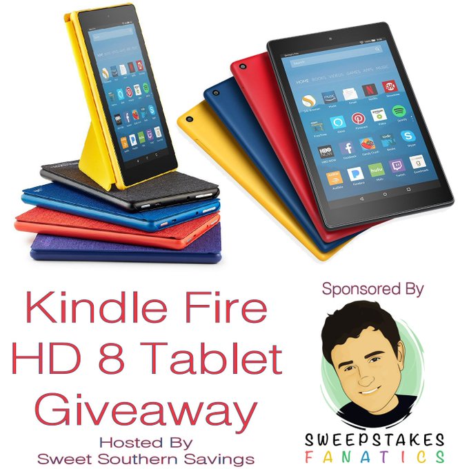 Kindle Fire HD 8 Tablet with Alexa Giveaway Ends 8/6 Kindle Fire HD 8 Tablet with Alexa Giveaway Ends 8/6