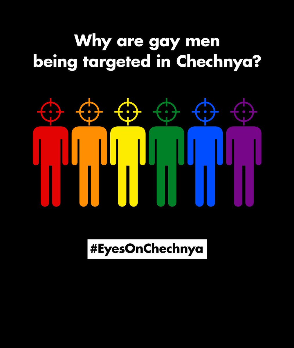I have my #EyesOnChechnya but do you? Demand justice for the gay and bi men being targeted: https://t.co/4VPlaRKn55 https://t.co/578zh9ylSU