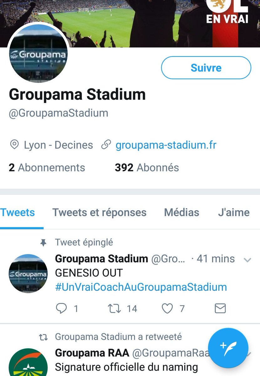 #GroupamaStadium