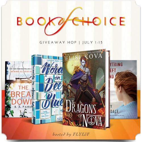 July 2017 Book of Choice Giveaway Hop July 2017 Book of Choice Giveaway Hop