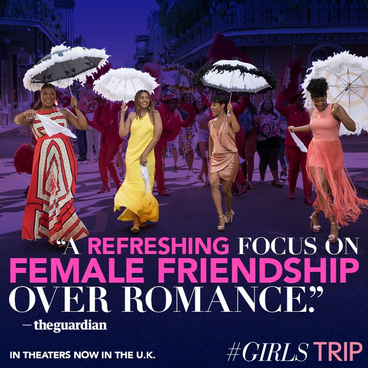 To our friends in the U.K.... #GirlsTrip opens tonight! Check it out! I promise you'll have a good time! https://t.co/zp7Zsu9OE8