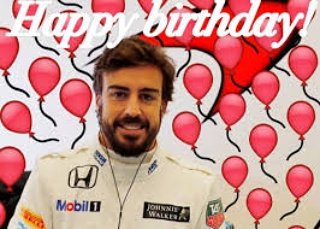 Fernando Alonso’s Birthday Celebration | HappyBday.to