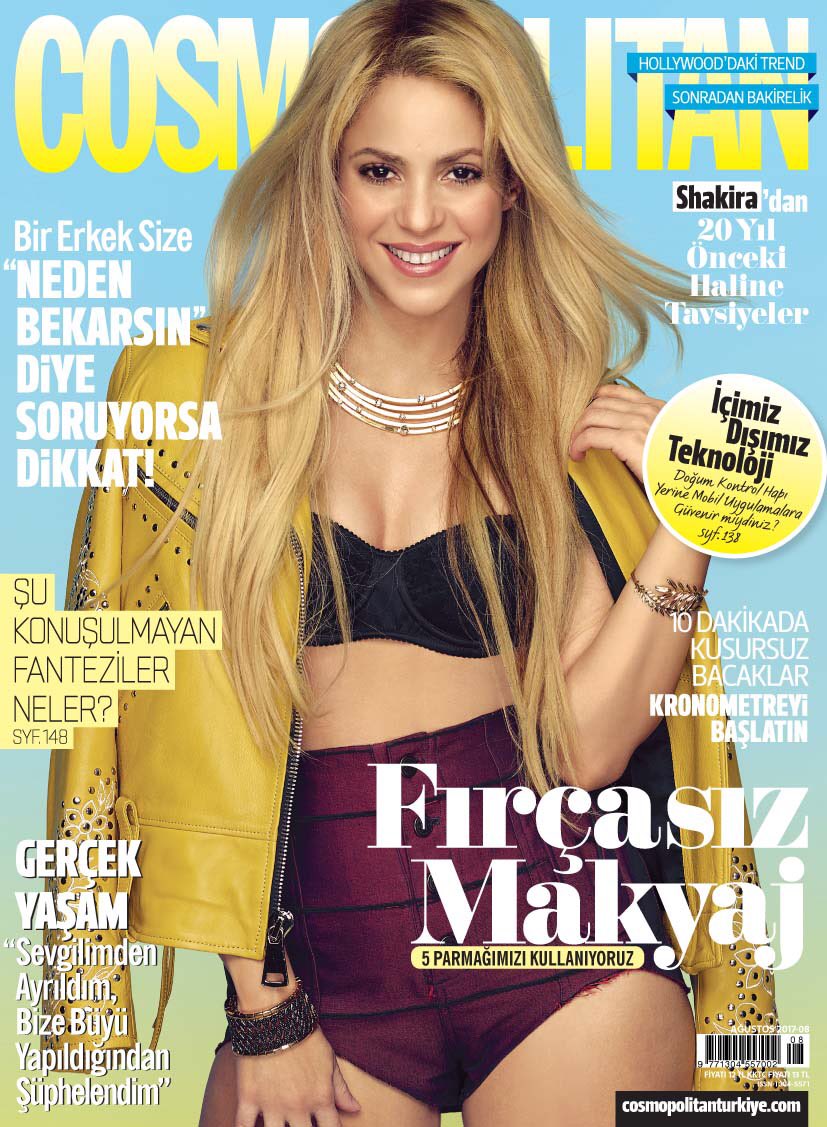 RT @CosmopolitanTR: Ağustos sayımız yarın bayilerde! Kapak yıldızımız: Shakira ????#cosmopolitanturkiye #shakira https://t.co/UptziruN4K