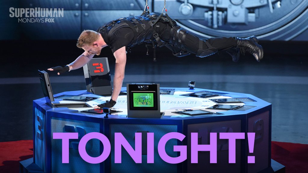 RT @SuperhumanFOX: Prepare for a suspenseful season finale of #SuperHuman TONIGHT at 9/8c! https://t.co/97UtZwZgUd