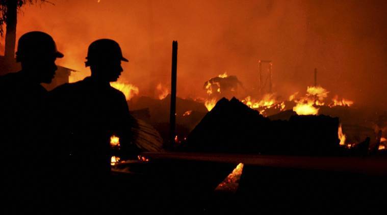 Over 22,000 evacuated as fire hits Spain music festival