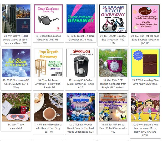 Blogger Giveaways Blogger Giveaways