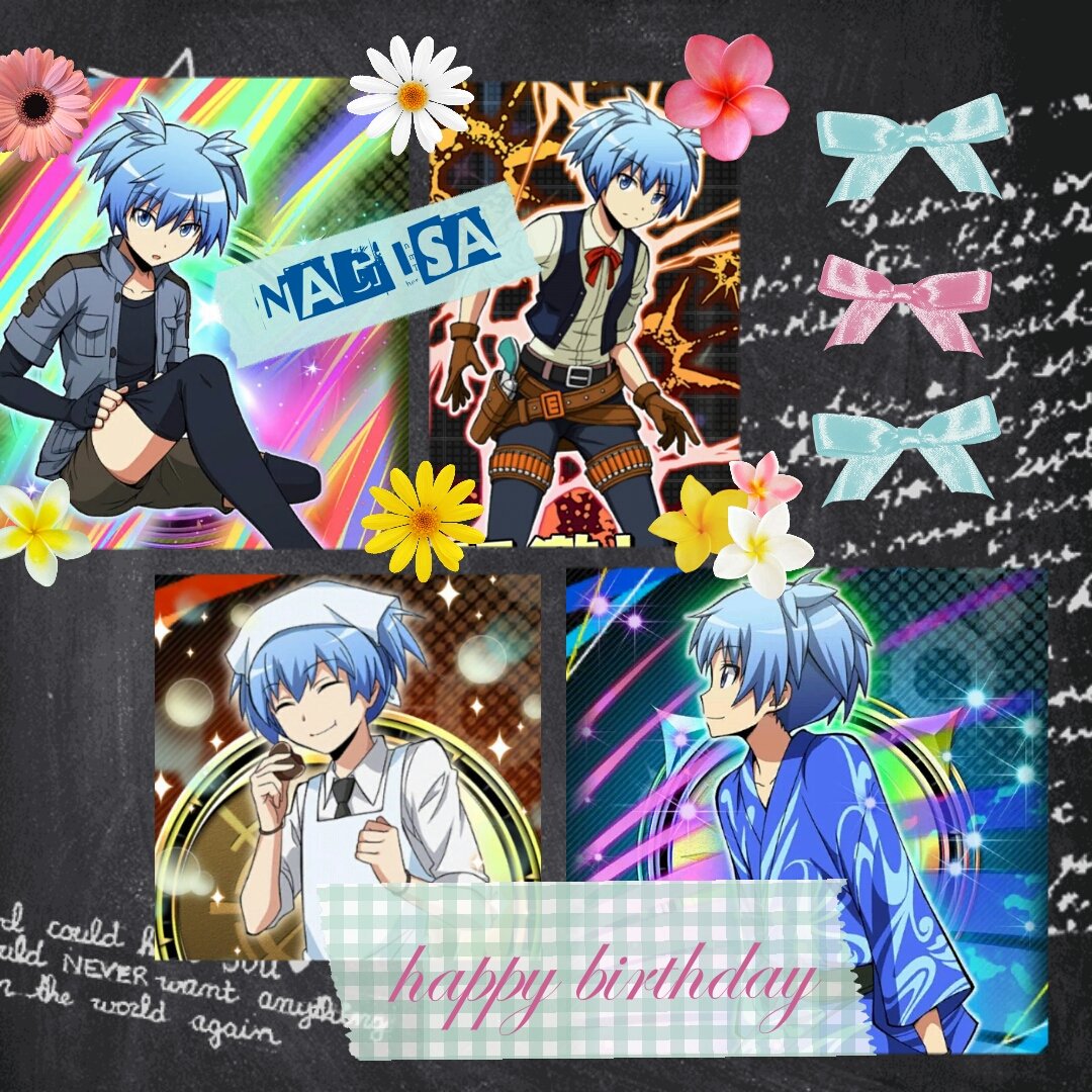 渚君!誕生日おめでとう🎊いつものふんわりした雰囲気の渚君も暗殺者としての渚君もどっちも大好きっ!!!あかりちゃんとも仲良 渚君!誕生日おめでとう🎊いつものふんわりした雰囲気の渚君も暗殺者としての渚君もどっちも大好きっ!!!あかりちゃんとも仲良