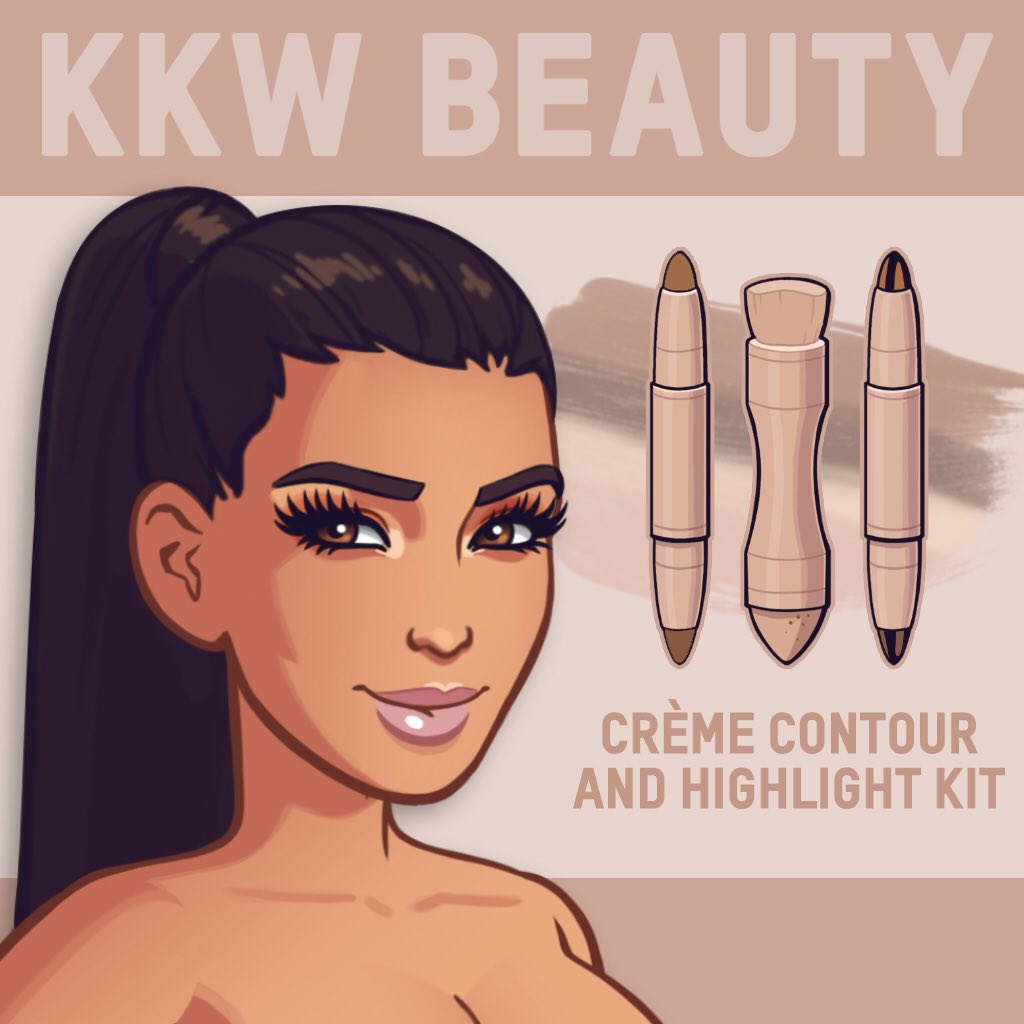 Not only are we restocked today but you can now use @kkwbeauty in the Kim Kardashian Hollywood game! https://t.co/kAJhkKu3bv