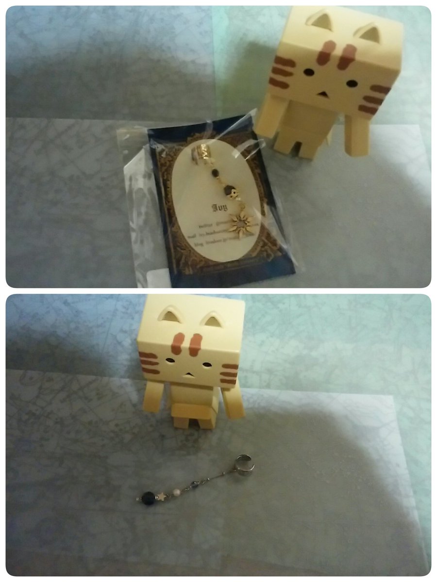 にゃんぼー #天体観測展 に行く。阪急で売り切れで買えなかったIvyさん( )のイヤーカフス。やっと買えた!今更ながら気 にゃんぼー #天体観測展 に行く。阪急で売り切れで買えなかったIvyさん( )のイヤーカフス。やっと買えた!今更ながら気
