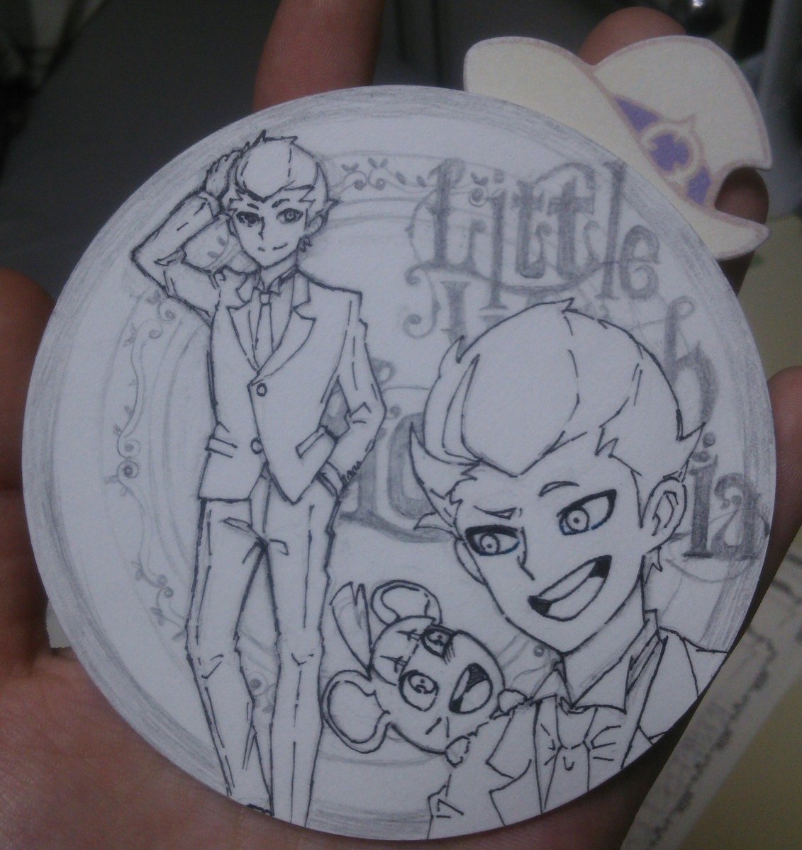 アマンダ男装Ver.当たったよー!!(描いた)#文房具カフェ#LWA_jp アマンダ男装Ver.当たったよー!!(描いた)#文房具カフェ#LWA_jp