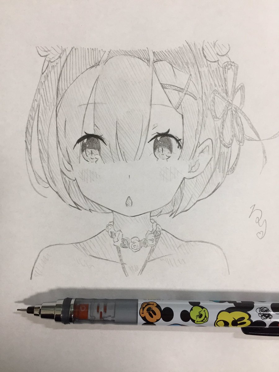 昨日描いたレムちです!(*^^*)みなさんどうぞみてくださいまし。#rkgk #リゼロ #るーく団 昨日描いたレムちです!(*^^*)みなさんどうぞみてくださいまし。#rkgk #リゼロ #るーく団