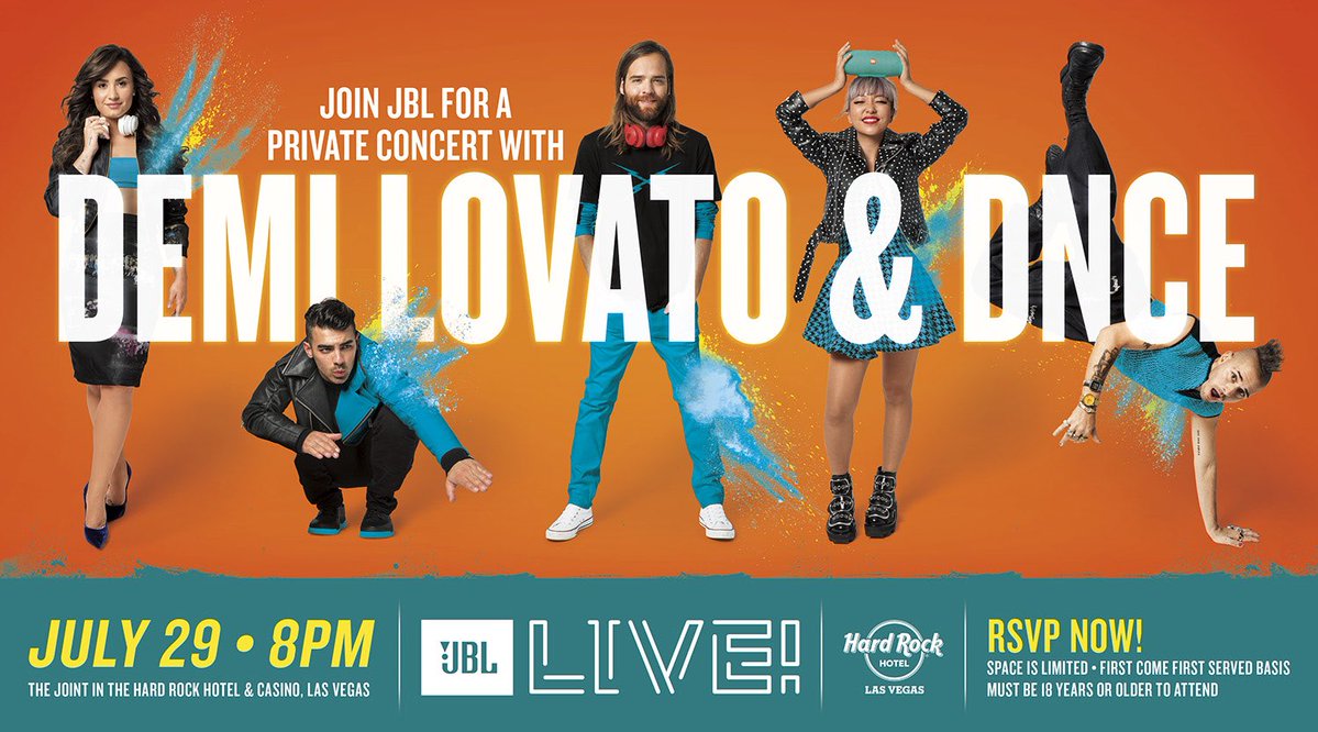 See you Saturday Vegas!! @DNCE and I are performing andddd @JBLaudio has your tickets ???????? https://t.co/cB8xVkxoZK https://t.co/6uXDG2mOBl