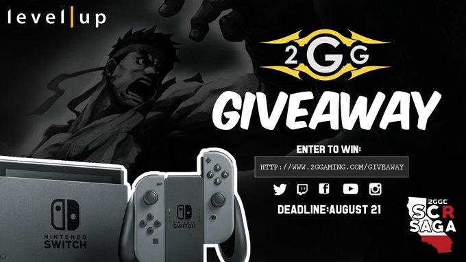 2GGC: SCR Saga Nintendo Switch Giveaway 2GGC: SCR Saga Nintendo Switch Giveaway