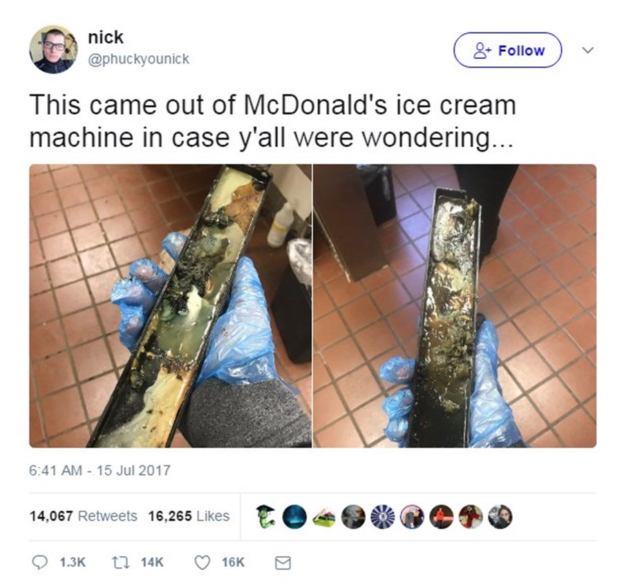 McDonald's China assures customers ice cream gunk won't happen here
