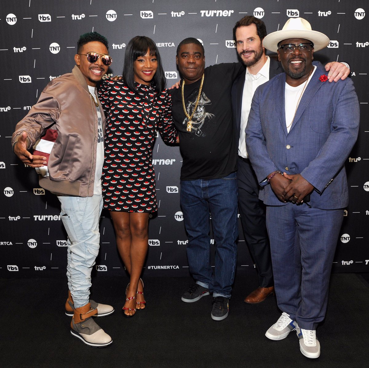 Me and my #thelastOG family!  Coming at you in October on @TBSNetwork.  Love these people. You will too!! 