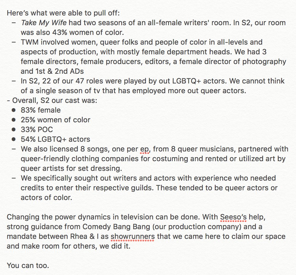 RT @cameronesposito: Wanted to tell u what having a show on Seeso allowed us to do. I am so proud of #TakeMyWife. https://t.co/UatqOyrPY7