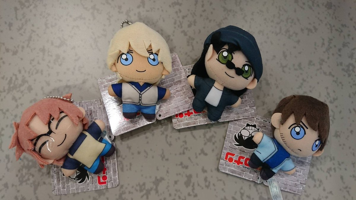 『名探偵コナン キーチェーンマスコット“沖矢&安室&ライ&スコッチ”』追加分も到着しまだ全種残ってますよ!一個1200円 『名探偵コナン キーチェーンマスコット“沖矢&安室&ライ&スコッチ”』追加分も到着しまだ全種残ってますよ!一個1200円