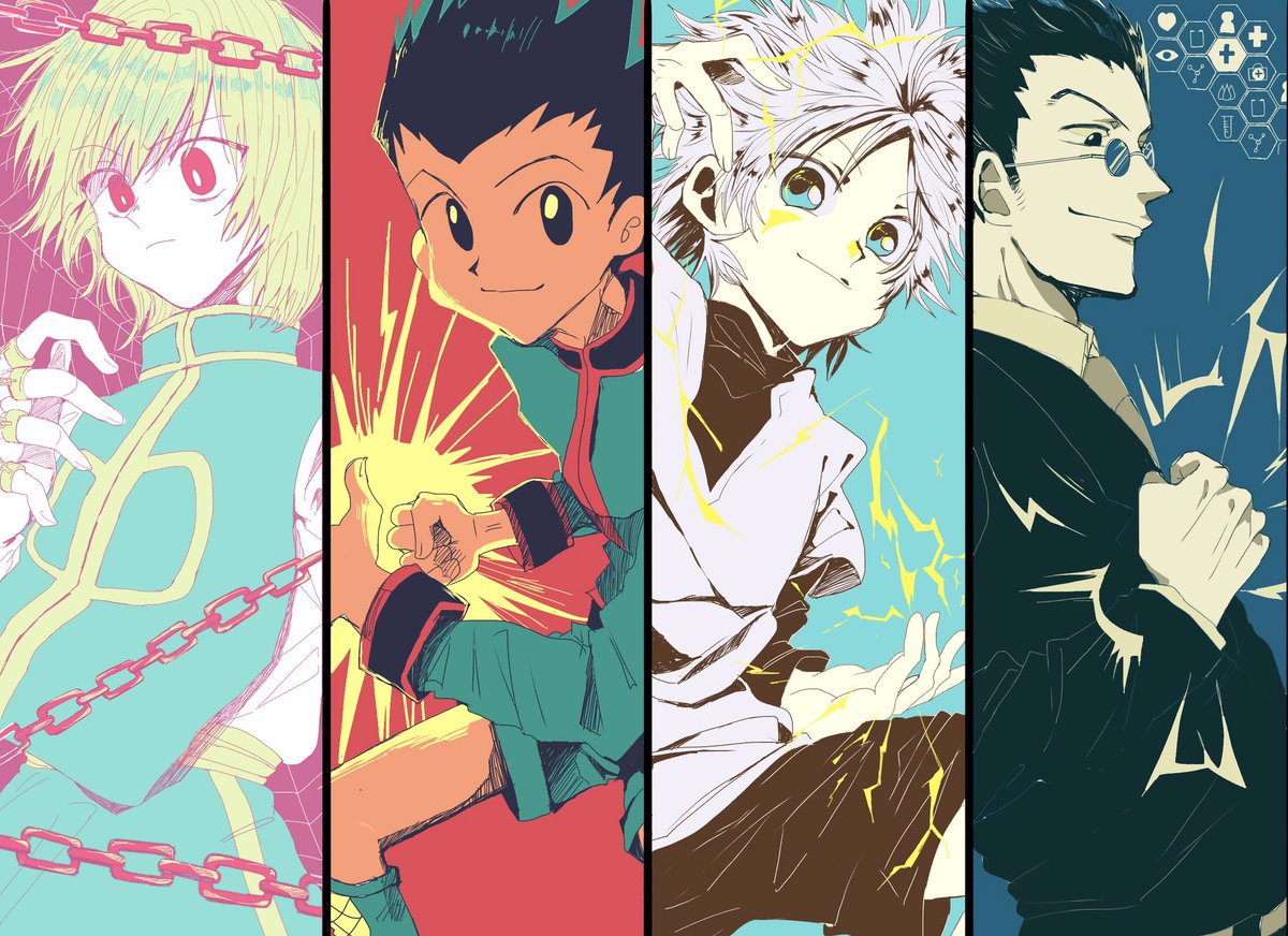 またこの四人が見たいな…#HUNTERHUNTER またこの四人が見たいな…#HUNTERHUNTER
