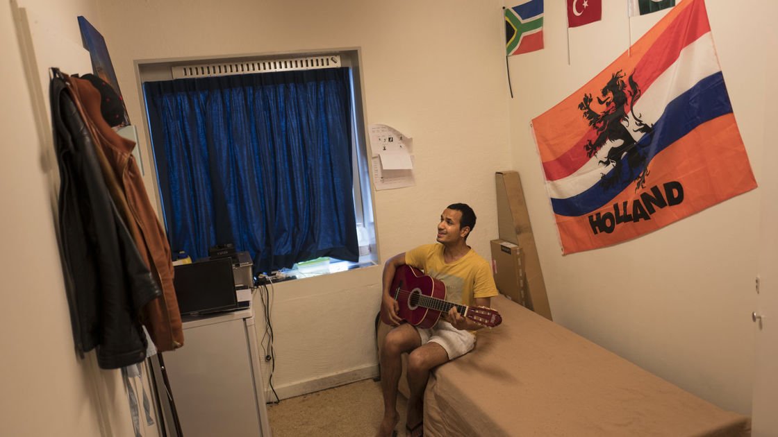 Photos: Old prison becomes new home for refugees in Netherlands