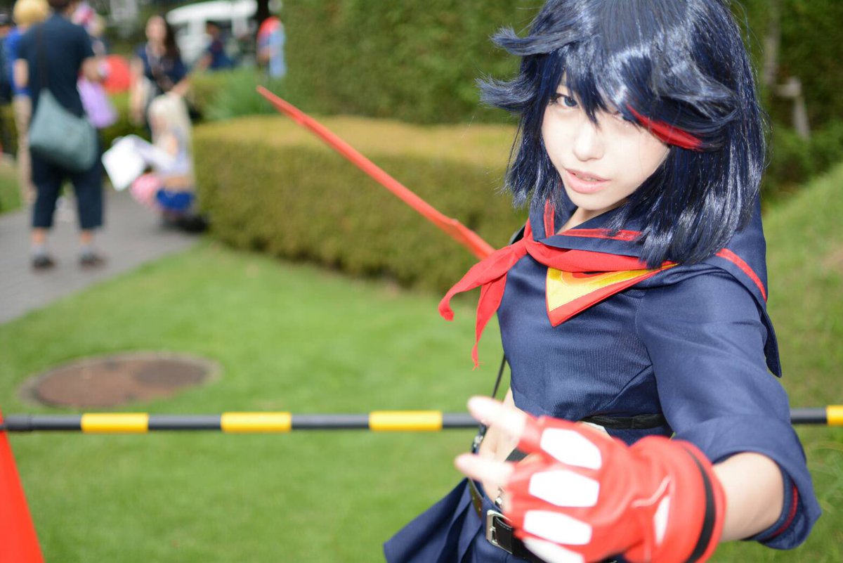 【コスプレ】 <C92>キルラキル 纏流子 鮮血このコスのために三千円出して縞パンと縞ブラを買ったんですよp 【コスプレ】 <C92>キルラキル 纏流子 鮮血このコスのために三千円出して縞パンと縞ブラを買ったんですよp