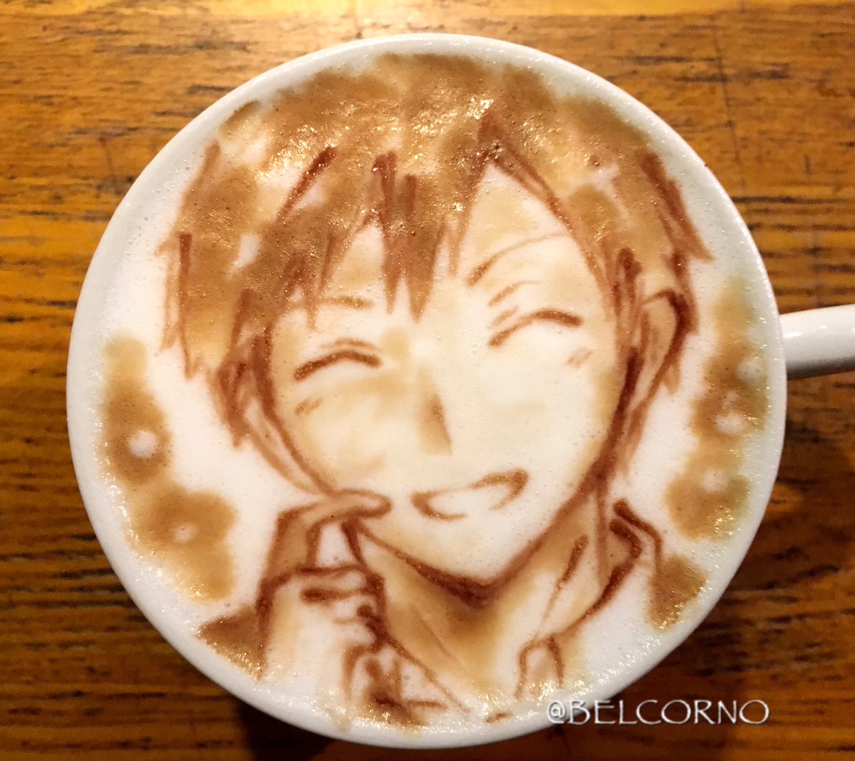 ラテアート【海崎新太】@ ReLIFE本日お誕生日で一杯。Happy Birthday! #海崎新太生誕祭2017 #R ラテアート【海崎新太】@ ReLIFE本日お誕生日で一杯。Happy Birthday! #海崎新太生誕祭2017 #R