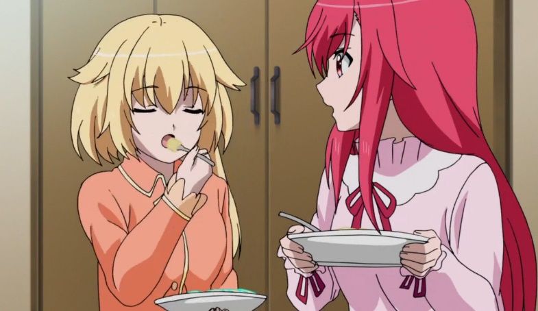 「ソースと青海苔をかけたら、違う味が楽しめるとか…」「それはパスタじゃなくて、焼きソバです」 #ミソラ・ホイットテール 「ソースと青海苔をかけたら、違う味が楽しめるとか…」「それはパスタじゃなくて、焼きソバです」 #ミソラ・ホイットテール