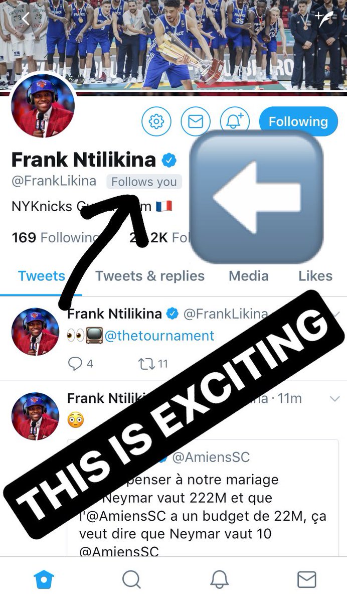 Big time follow back from @FrankLikina !!! https://t.co/UotbCsyUPW