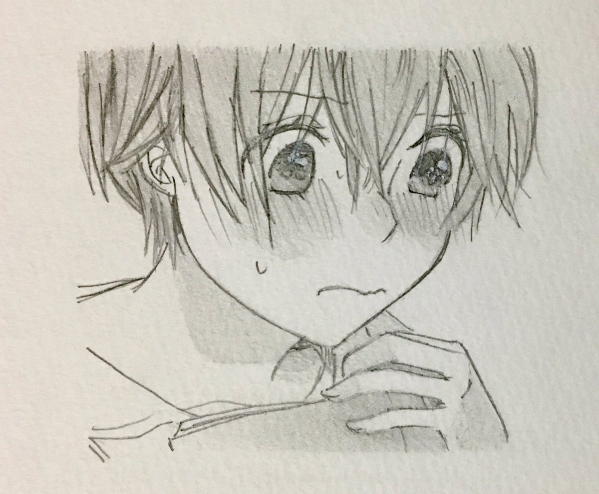 「まさか」律ちゃん描きました!リプをくれたら うれしー の#僕らはみんな河合荘 #河合律 #模写 「まさか」律ちゃん描きました!リプをくれたら うれしー の#僕らはみんな河合荘 #河合律 #模写