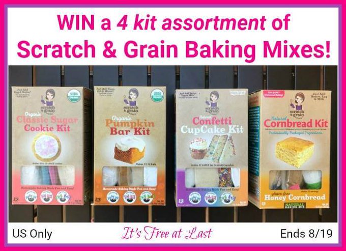 Scratch & Grain Baking Mixes Giveaway (8/19 US) Scratch & Grain Baking Mixes Giveaway (8/19 US)