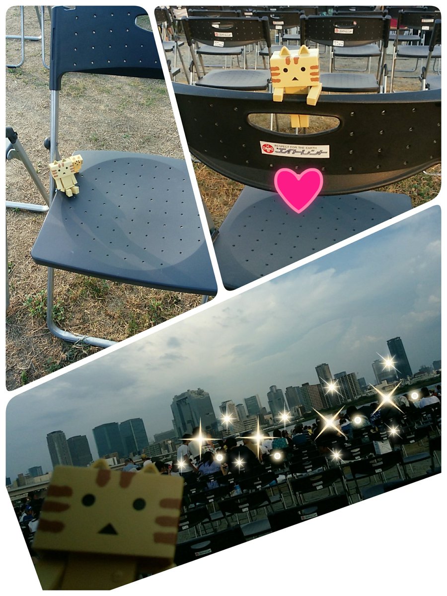 にゃんぼー淀川花火大会🎆に行く。待ち時間暑くて暑くて干からびるかと思った。花火🎆画像は後ほどあげます。#淀川花火大会 # にゃんぼー淀川花火大会🎆に行く。待ち時間暑くて暑くて干からびるかと思った。花火🎆画像は後ほどあげます。#淀川花火大会 #