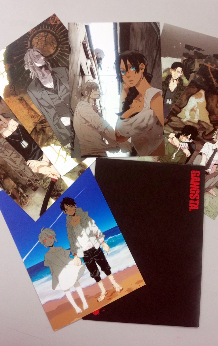 「コミックバンチweb」にて今日更新の 『GANGSTA.』ポストカードセットやポスター、zippoなど発売中! ポスト 「コミックバンチweb」にて今日更新の 『GANGSTA.』ポストカードセットやポスター、zippoなど発売中! ポスト