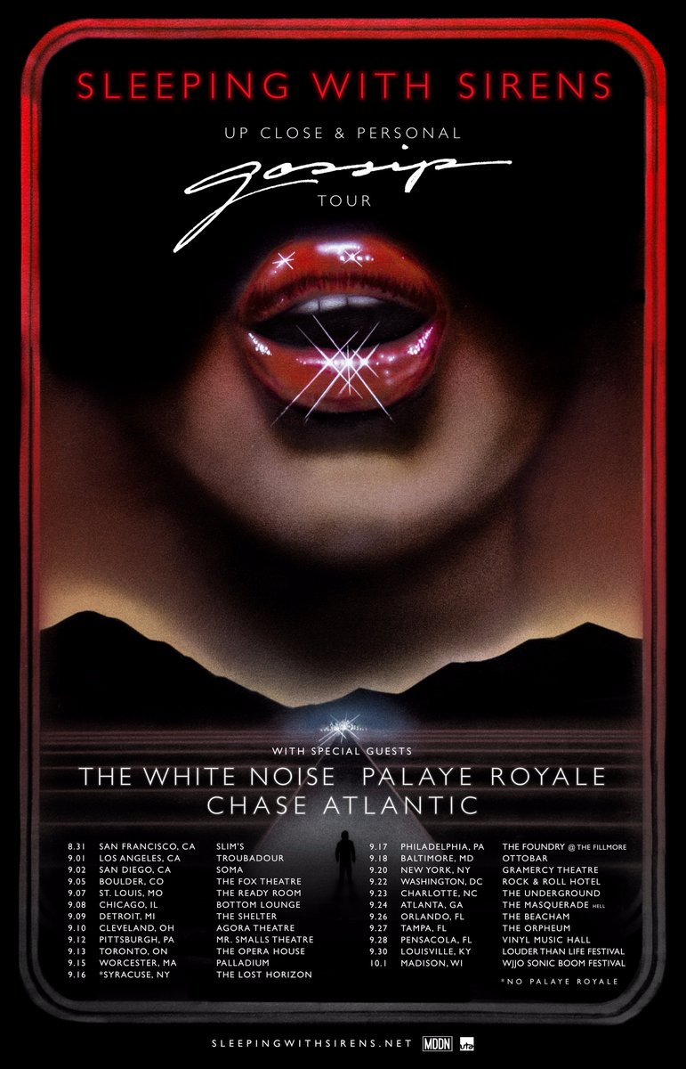 RT @ChaseAtlantic: WE'RE GOING ON TOUR W/ @SWStheband @PalayeRoyale & @TheWhiteNoiseLA // SEE YOU SOON USA ???????????? https://t.co/YT3kEeWOER