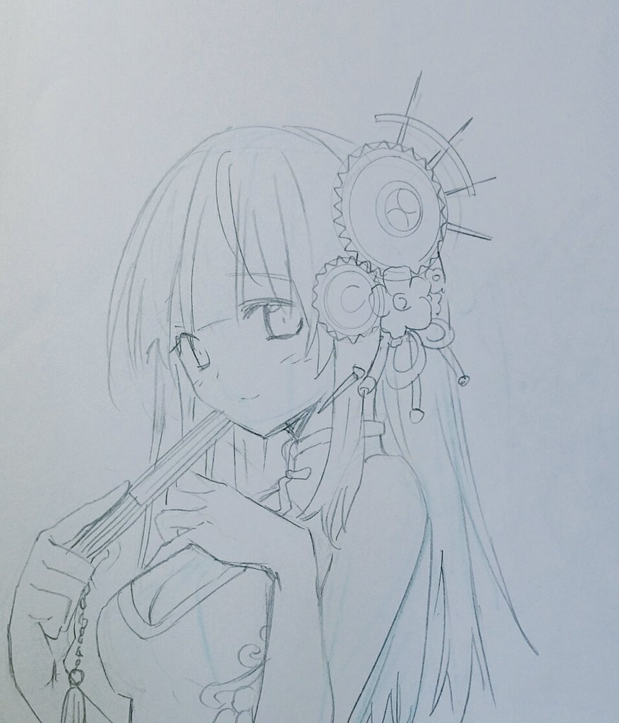 ちょっとずつ8巻の特典描いてます。本編と全く関係ないけどチャイナドレスのリューズさん。あとマリーとアンクルも。お楽しみに ちょっとずつ8巻の特典描いてます。本編と全く関係ないけどチャイナドレスのリューズさん。あとマリーとアンクルも。お楽しみに