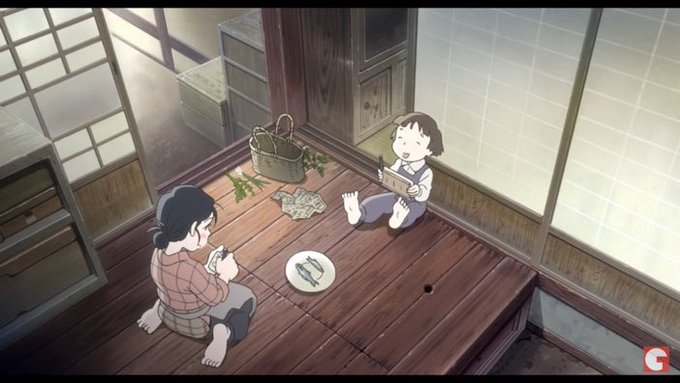 今日も認知症の婆ちゃんと「この世界の片隅に」でレク。この画像一枚だけで、「床に穴が有るじゃろ。ここを開けたら野菜の貯蔵庫 今日も認知症の婆ちゃんと「この世界の片隅に」でレク。この画像一枚だけで、「床に穴が有るじゃろ。ここを開けたら野菜の貯蔵庫