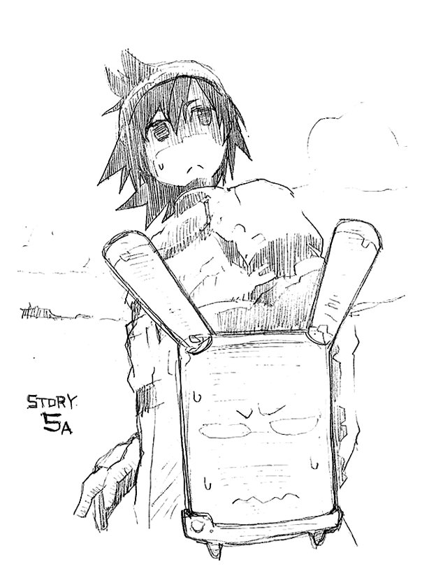 劇アニメの絵コンテを描くときに用紙の余白に描いていたらくがきシーン:5A「迷子」DEN-TANやらかす#はがオケ 劇アニメの絵コンテを描くときに用紙の余白に描いていたらくがきシーン:5A「迷子」DEN-TANやらかす#はがオケ