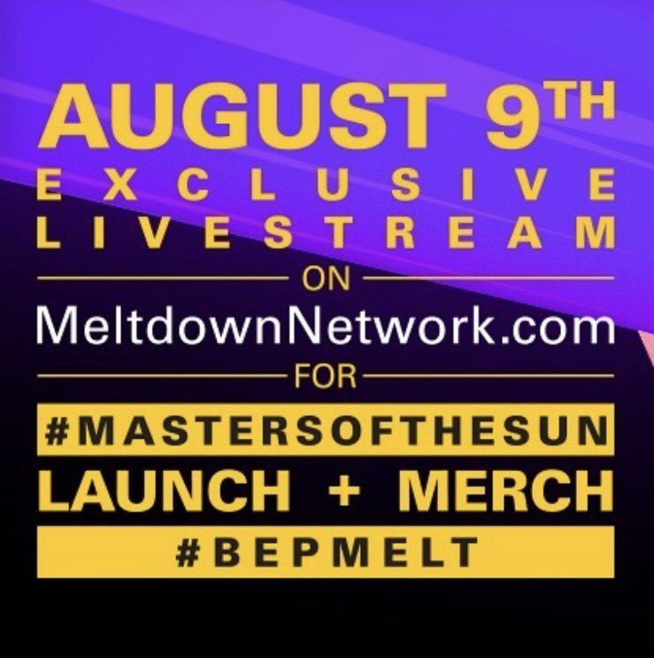 Join the @BEP tomorrow Aug 9th at @MeltdownComics on sunset blvd...#MastersOfTheSun https://t.co/WfajVfjlo8